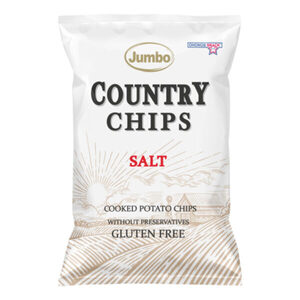 patato Jumbo Country Chips With Gluten Free Salt 150 gr